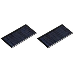 meccanixity mini solar panel cell 4.5v 80ma 0.36w 77.5mm x 40.5mm for diy electric power project pack of 2