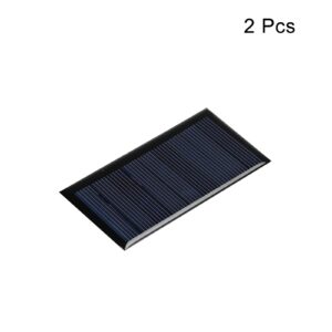 MECCANIXITY Mini Solar Panel Cell 4.5V 80mA 0.36W 77.5mm x 40.5mm for DIY Electric Power Project Pack of 2