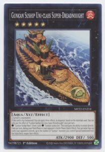 yu-gi-oh! gunkan suship uni-class super-dreadnought - mp22-en214 - common - 1st edition