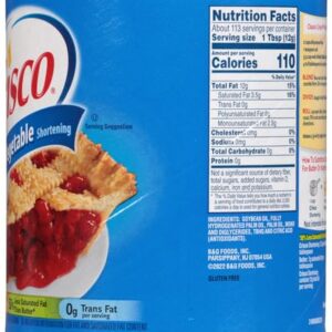 Crisco All-Vegetable Shortening, 48 Ounce