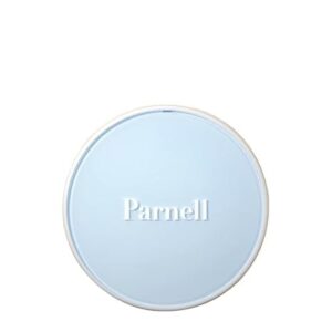 parnell glacial biome water no-sebum cushion with mineral water + collagen for face makeup, oil-absorbing & hydrating blotting cushion, 0.35 oz, korean skincare, not tested on animals