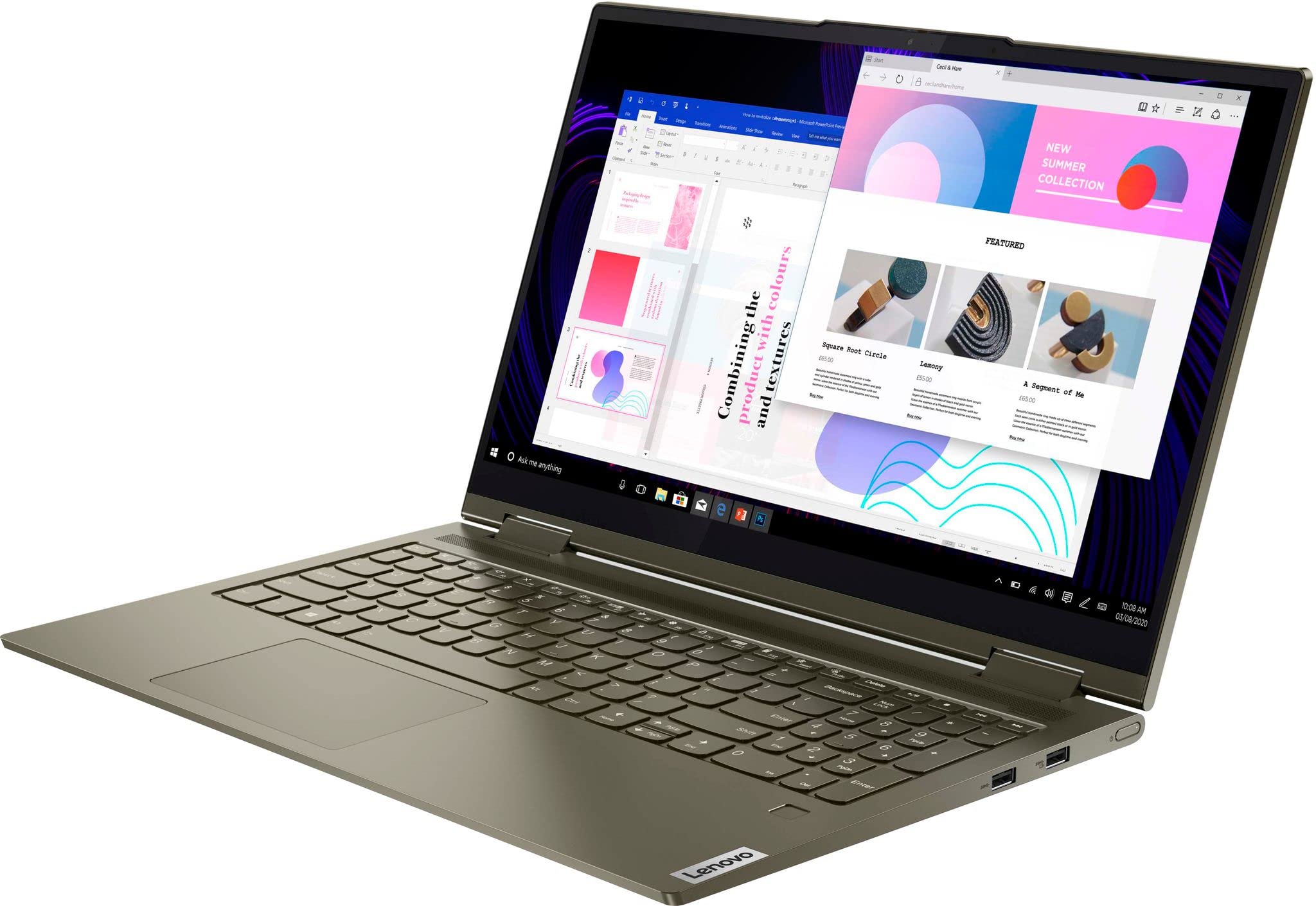 LENOVO Newest Yoga 7i 15.6" FHD Touchscreen 2-in-1 Laptop, Intel 4-Core i7-1165G7, Iris Xe Graphics, 12GB DDR4 2TB SSD, WiFi 6, Backlit Keyboard, Fingerprint, Windows 11 Home