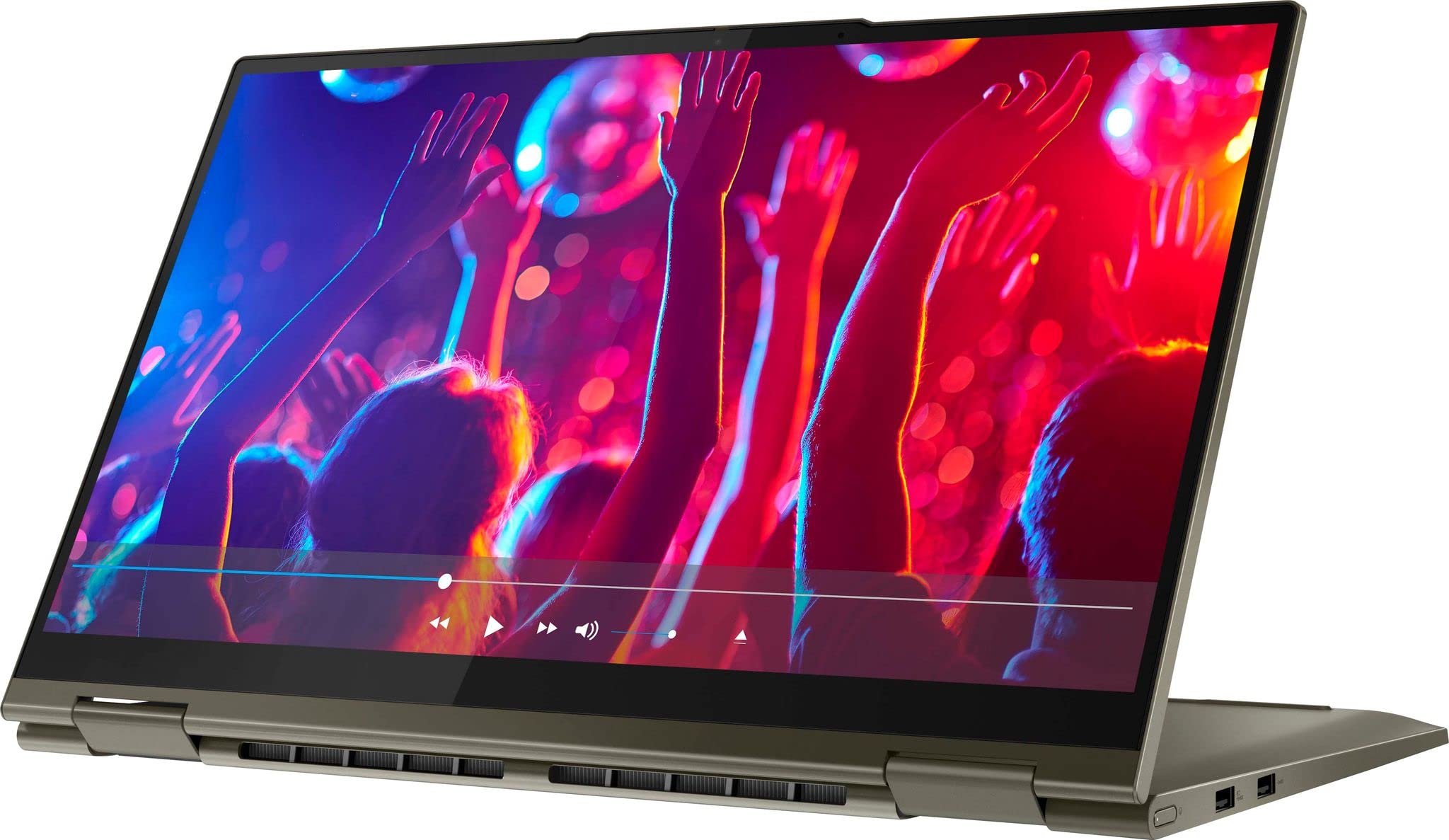 LENOVO Newest Yoga 7i 15.6" FHD Touchscreen 2-in-1 Laptop, Intel 4-Core i7-1165G7, Iris Xe Graphics, 12GB DDR4 2TB SSD, WiFi 6, Backlit Keyboard, Fingerprint, Windows 11 Home