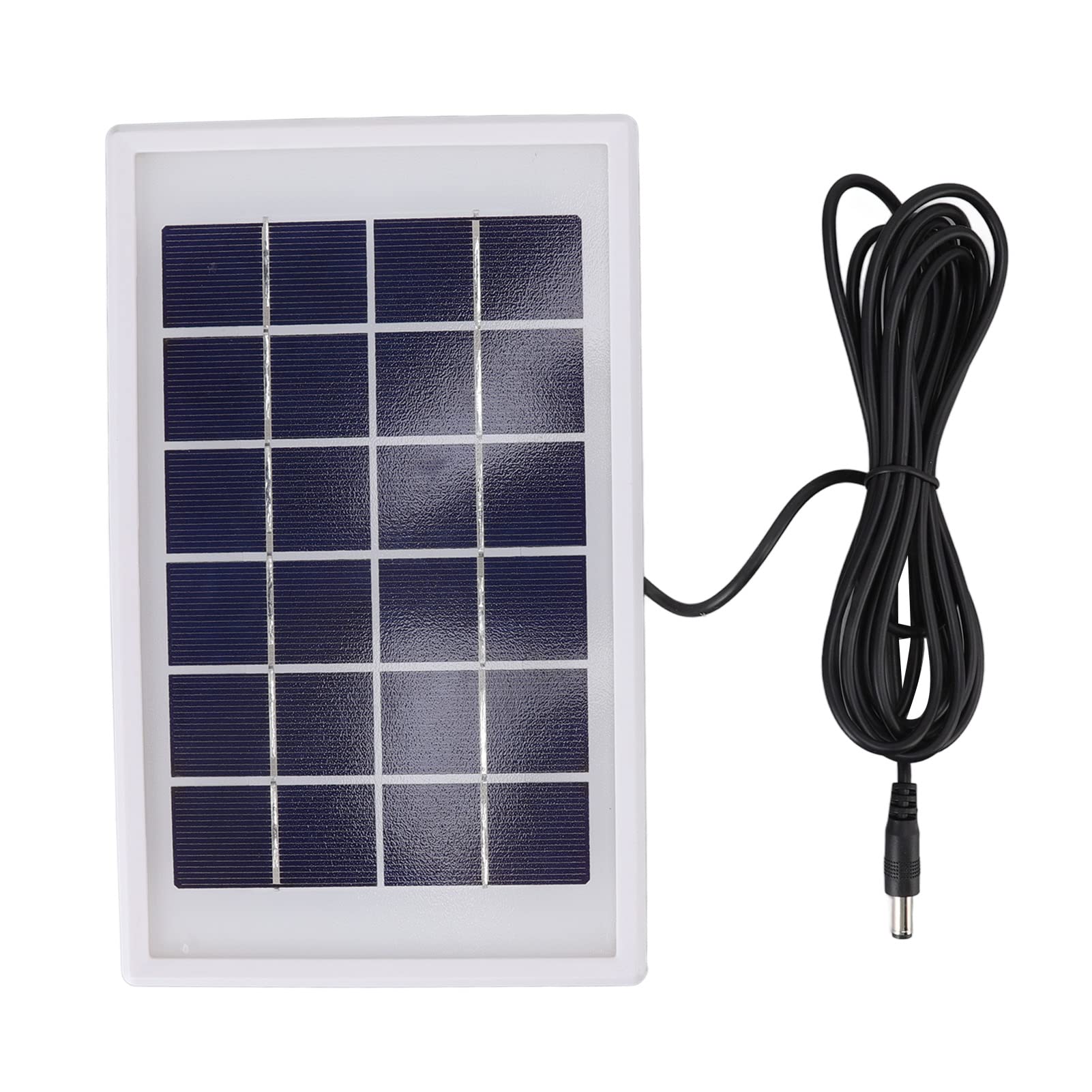 Solar panel charger, 3W 6V Lightweight portable High stability 3W 6V Solar panel High conversion efficiency for outdoor use