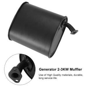 Gasoline Generator Universal 2-3KW Exhaust Muffler for 5.5HP 6.5HP 3500W 4000W Accessories