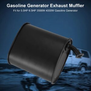 Gasoline Generator Universal 2-3KW Exhaust Muffler for 5.5HP 6.5HP 3500W 4000W Accessories