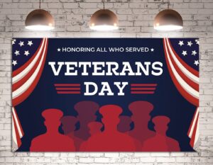 pudodo veterans day photo booth backdrop honoring all who served photography background wall decoration