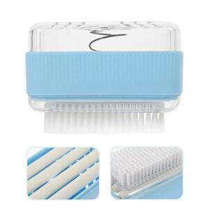 LIFKOME Laundry Brush Box Foaming Soap Dish Soap Dispenser Multitools Soap Storage Case Bar Soap Holder Foaming Soap Holder Soap Roller Dispenser Brush Holder Multifunction Travel Pp