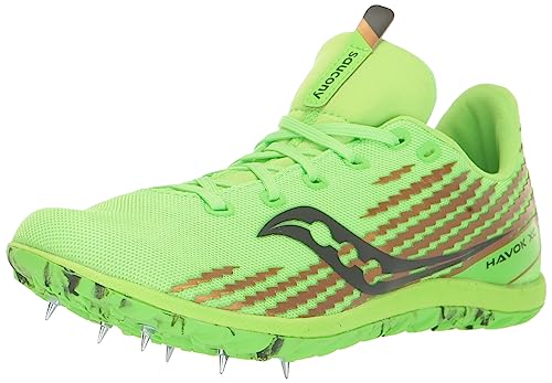 Saucony Women's Havok XC3 Sneaker, Slime, 9