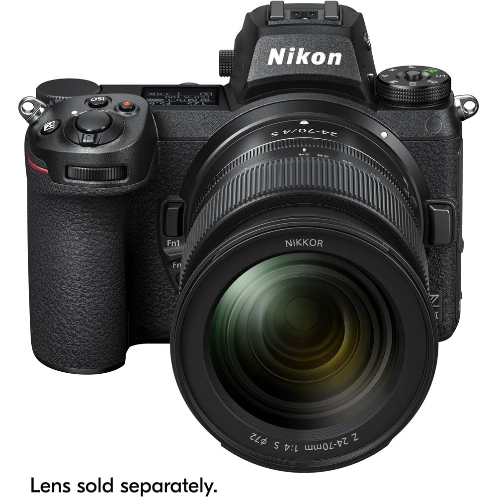 Nikon Z7 II Mirrorless Camera (1653) + 2 x 64GB Memory Card + Bag + 2 x EN-EL15c Battery + Card Reader + LED Light + Corel Photo Software + Flex Tripod + HDMI Cable + Hand Strap + More (Renewed)