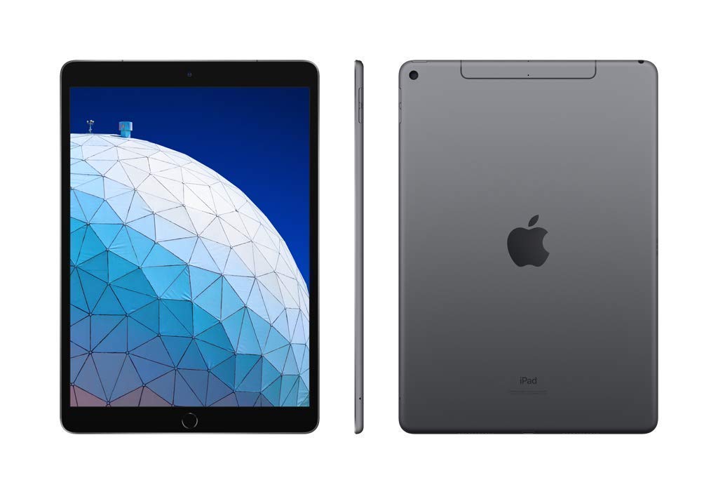 2019 Apple iPad Air (10.5-inch, WiFi, 64GB) - Space Gray (Renewed Premium)