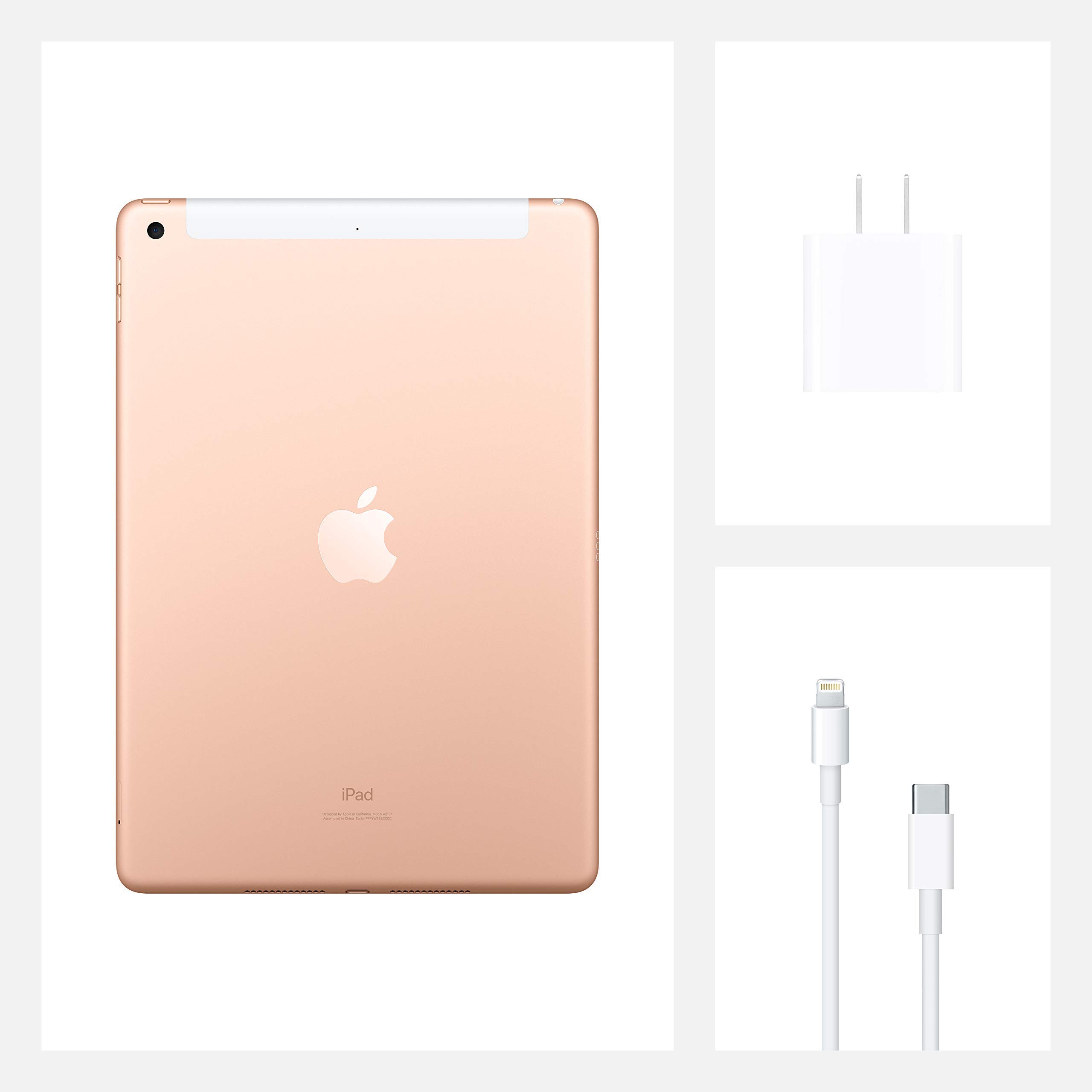 2020 Apple iPad (10.2-inch, WiFi, 128GB) - Gold (Renewed Premium)