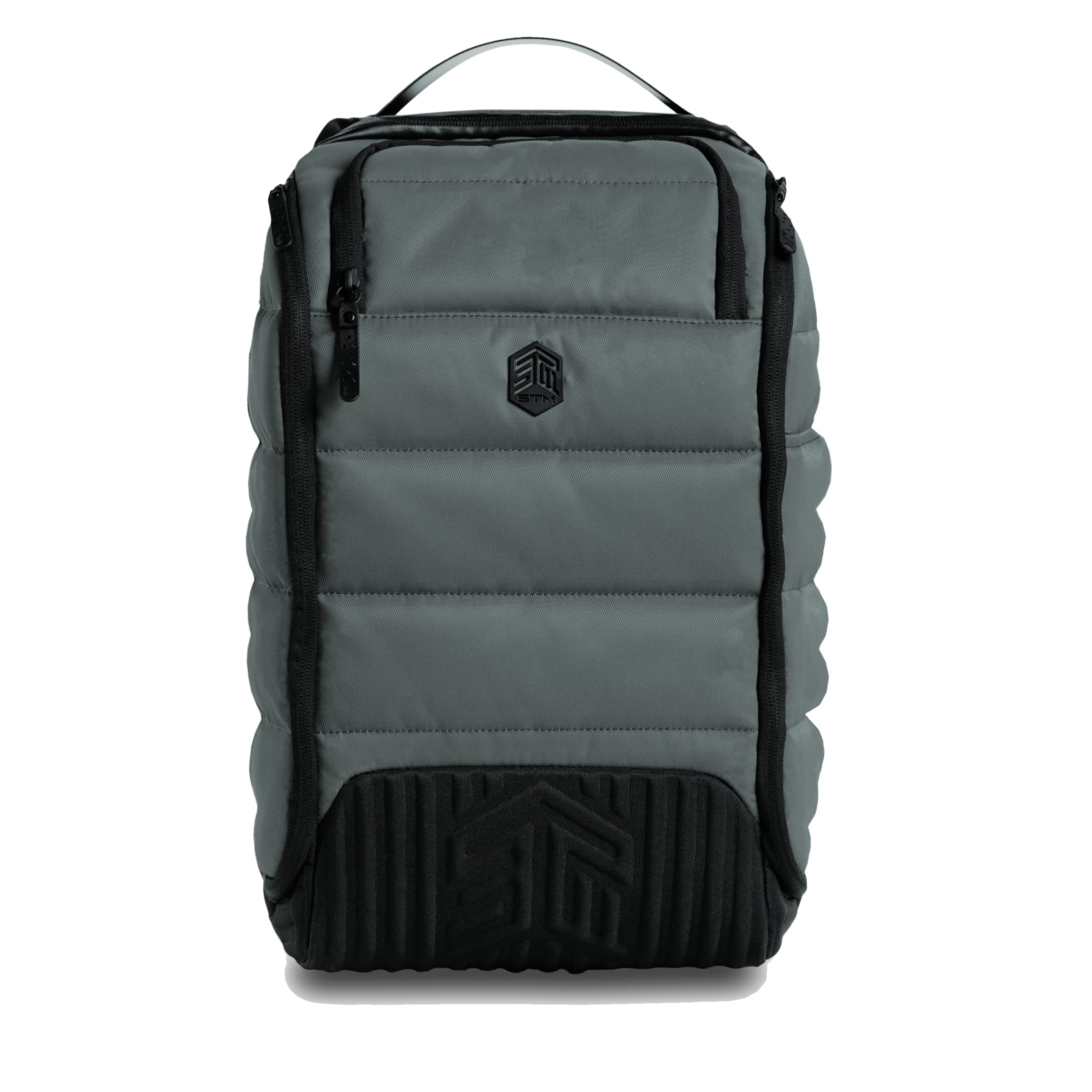 STM Dux 16L Backpack - Slim, Rugged, Comfortable, Innovative, Versatile, 360 Degree Protective Backpack for Men & Women, Fits up to a 16" Laptop Plus a Tablet Sleeve - Grey