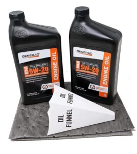 generac a0001412874 5w20 full synthetic engine oil quart (pack of 2)
