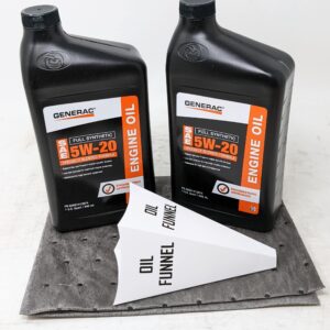 Generac A0001412874 5W20 Full Synthetic Engine Oil Quart (Pack of 2)