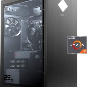 OMEN 2022 Newest Upgraded 25L Gaming Desktop PC, Geforce RTX 3060, AMD Ryzen 7 3700X, 32 GB DDR4 RAM, 1TB SSD+2TB HDD, Windows 11, VR Ready, RGB Lighting