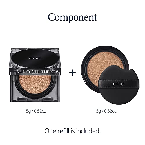 CLIO Kill Cover The New Founwear Cushion Refill Included (15g*2, 3 LINEN)