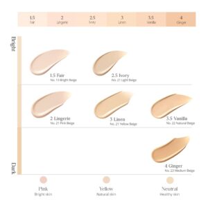 CLIO Kill Cover The New Founwear Cushion Refill Included (15g*2, 4 GINGER)