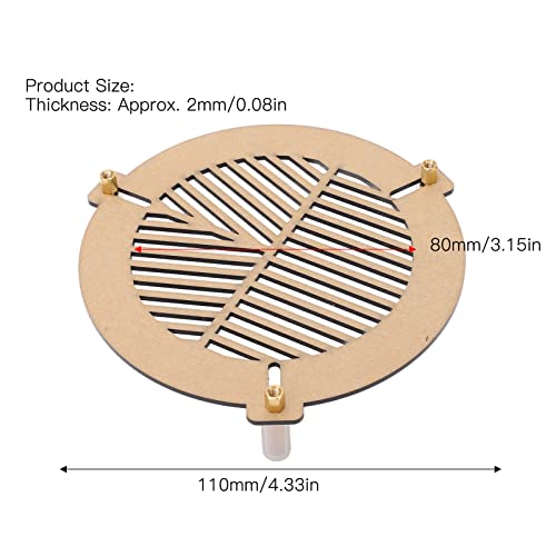 Herringbone Focus Plate, Acrylic 2mm Thick Lightweight Convenient Telescope Focusing Mask for Refractor