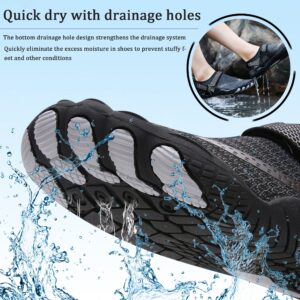 Water Shoes Aqua Sports Shoe Women Men Barefoot Water Shoes Unisex Quick Drying Trail Running Shoes Gym Fitness Trainers for Beach Yoga Swim Surfing Diving Boating Pool