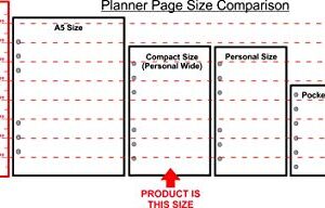 2023 Weekly & Monthly Planner for Compact Size notebooks by Franklin-Covey Compact Size, and Others. 1 Page Per Week, 2 Pages Per Month, Week Starts on Monday. Style D, with Lines.