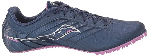 Saucony Women's Spitfire 5 Sneaker, Indigo/Grape, 7