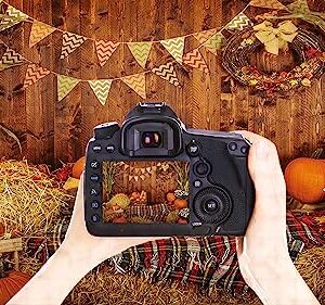 YYNXSY 10X8FT Thanksgiving Autumn Background Autumn Pumpkins to The Countryside Photography Background Harvest Harvest Harvest Background Party Supplies Cake Table Decoration Banner Portrait YY-2501