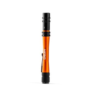 nebo master series rechargeable flashlights, aluminum, waterproof led penlight, perfect for camping, hunting, fishing, 500 lumen