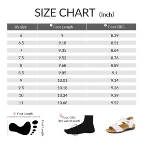 mysoft Women's Arch Support Sandals Orthotic Comfortable Walking Sandals Lightweight Athletic Outdoor Hiking Shoes