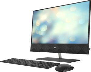 hp pavilion 24 desktop 1tb ssd (intel 12th gen processor with six cores and turbo to 4.20ghz, 16 gb ram, 1 tb ssd, 24" touchscreen fullhd, win 11) pc computer all-in-one