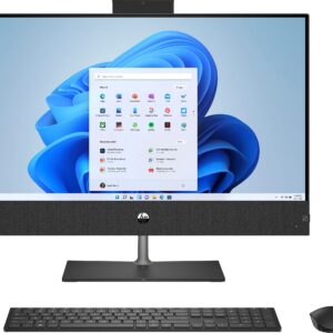 HP Pavilion 24 Desktop 1TB SSD (Intel 12th gen Processor with Six cores and Turbo to 4.20GHz, 16 GB RAM, 1 TB SSD, 24" Touchscreen FullHD, Win 11) PC Computer All-in-One