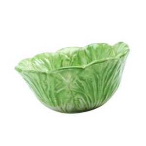 green bowl ceramic ramen bowl mixing bowl cute chinese cabbage design noodles bowl serving bowl for soup noodles salad mixing ice cream cereal snacks bowls green tableware