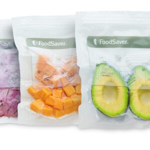 FoodSaver Reusable Quart Vacuum Zipper Bags (10 Count) and FoodSaver 1-Quart Vacuum Zipper Bags (18 Count)