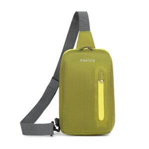 jebatoxi ultralight crossbody sling backpack sling bag travel hiking chest bag daypack