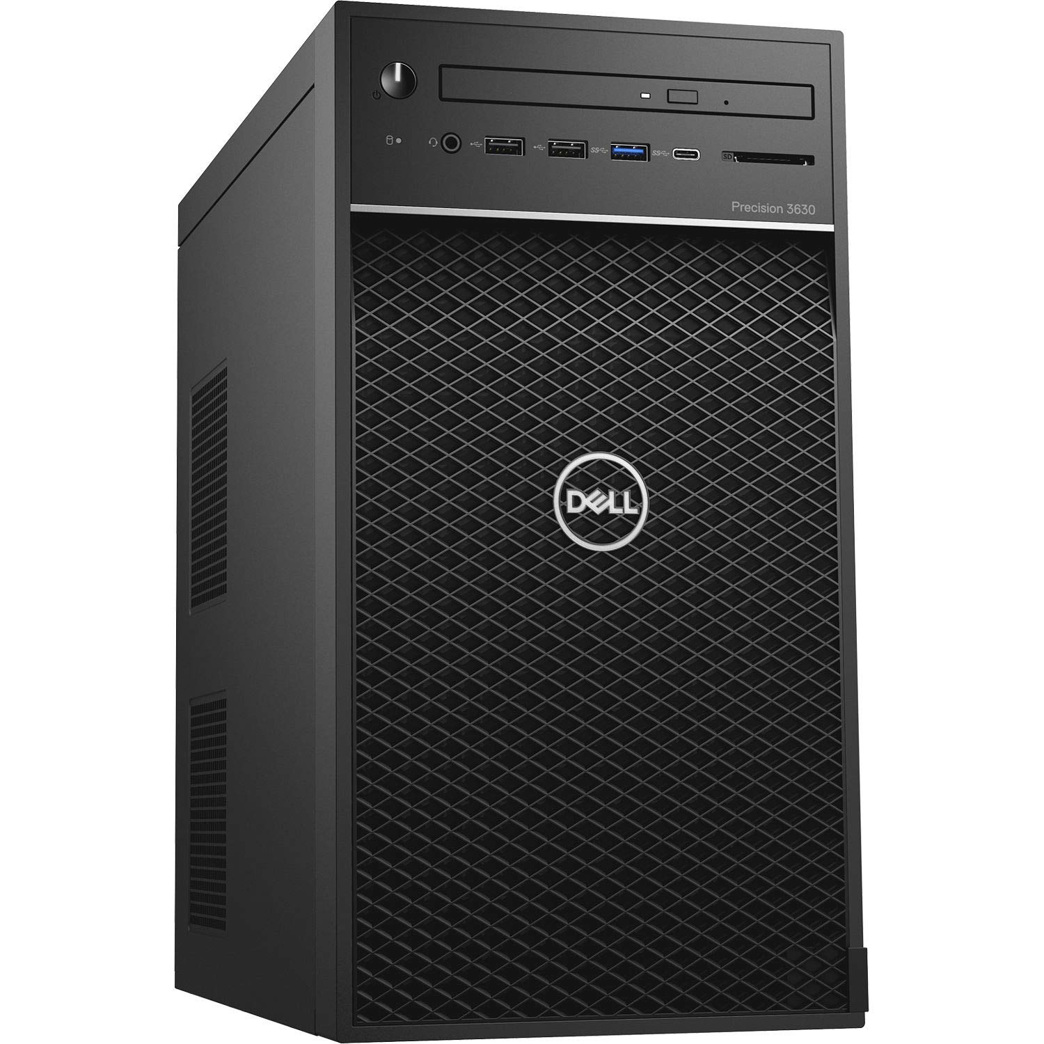 Dell Precision 3630 Tower Workstation Business Desktop, Intel Quad-Core Xeon E-2124G up to 4.5GHz, 64GB DDR4 RAM, 2TB PCIe SSD, DVDRW, NVI-Dia Quadro P2000 5GB, USB WiFi Adapter, Windows 10 Pro