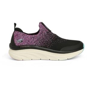 Skechers Women's D'Lux Walker Wrap Party Slip On Sneaker Black 8 Medium US