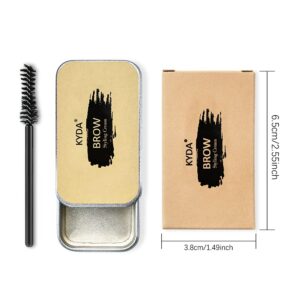 Ownest Eyebrow Styling Soap Kit, Long Lasting Waterproof Smudge Proof Pomade for Natural Brows, 3D Feathery Brows Makeup Balm