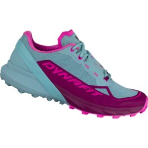 dynafit women's ultra 50 shoe for hiking & trail running - beet red/marine blue - 8