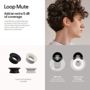 Loop Engage Plus Earplugs – Low-Level Noise Reduction with Clear Speech – for Conversation, Social Gatherings, Noise Sensitivity & Parenting – 8 Ear Tips + Extra Accessories – 16 dB & NRR 10 - Clear