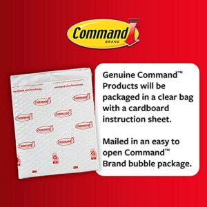 Command Medium Wire Toggle Hooks, Damage Free Hanging Wall Hooks with Adhesive Strips, No Tools Wall Hooks for Hanging Organizational Items in Living Spaces, 10 Clear Hooks and 12 Command Strips