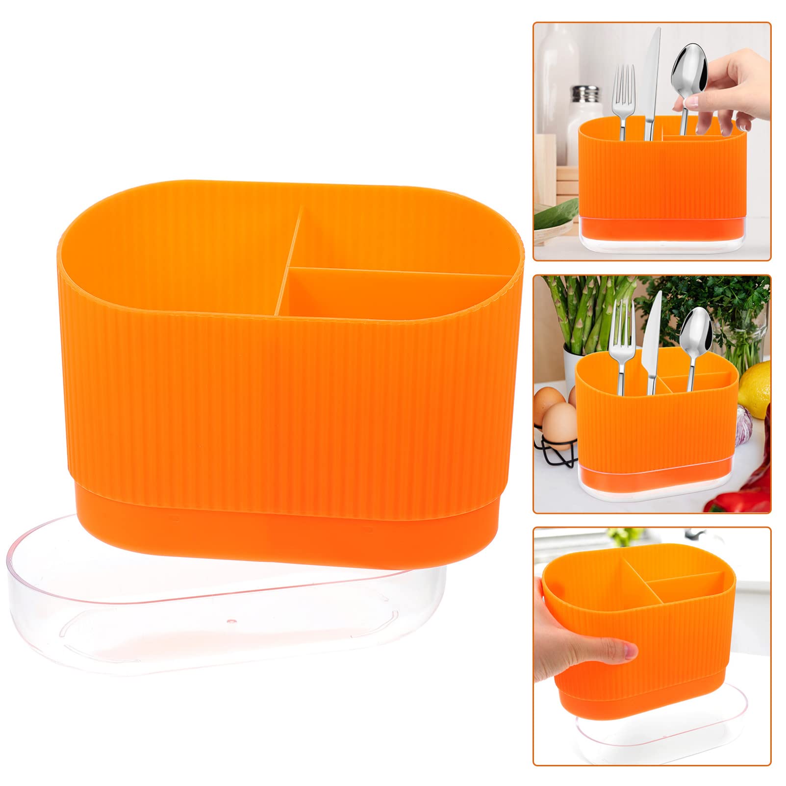 Zerodeko Kitchen Supplies Drain Chopsticks Cage Desk Pp Ceramics Plastic Cutlery Holder