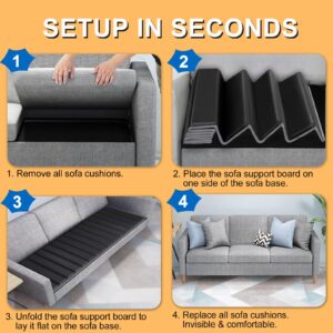 LAVEVE Heavy Duty Sofa Support for Sagging Cushions 20.5''x45'', Thicken Solid Wood Couch Inserts Sofa Cushions Replacement Support Boards Fix Loveseat Extend Sofa Life