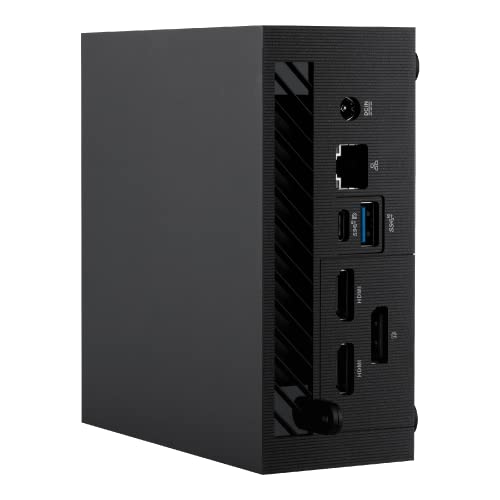 ASUS ExpertCenter PN64 Mini PC Barebone with Intel Core i3-1220P Mobile Processor, up to 32GB DDR5 RAM, Dual Storage Design, WiFi 6E, Bluetooth, USB-C with VESA Mount,Black