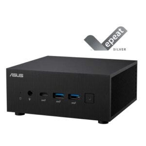 ASUS ExpertCenter PN64 Mini PC Barebone with Intel Core i7-12700H Mobile Processor, up to 64GB DDR5 RAM, Dual Storage Design, WiFi 6E, Bluetooth, USB-C with VESA Mount,Black