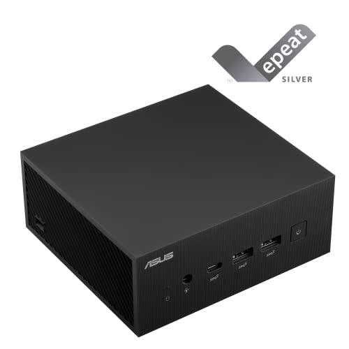 ASUS ExpertCenter PN64 Mini PC Barebone with Intel Core i7-12700H Mobile Processor, up to 64GB DDR5 RAM, Dual Storage Design, WiFi 6E, Bluetooth, USB-C with VESA Mount,Black