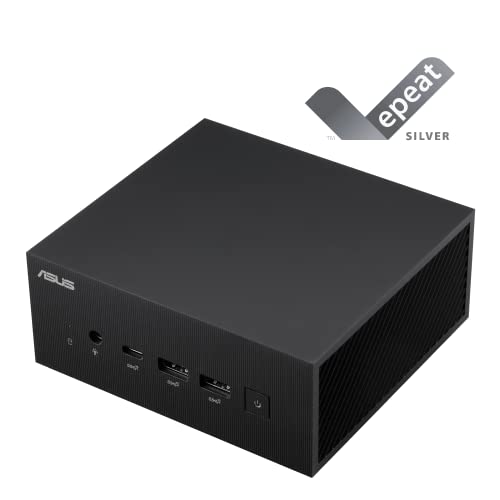 ASUS ExpertCenter PN64 Mini PC Barebone with Intel Core i7-12700H Mobile Processor, up to 64GB DDR5 RAM, Dual Storage Design, WiFi 6E, Bluetooth, USB-C with VESA Mount,Black