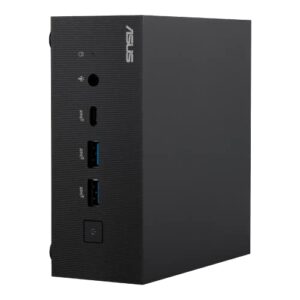 ASUS ExpertCenter PN64 Mini PC Barebone with Intel Core i7-12700H Mobile Processor, up to 64GB DDR5 RAM, Dual Storage Design, WiFi 6E, Bluetooth, USB-C with VESA Mount,Black