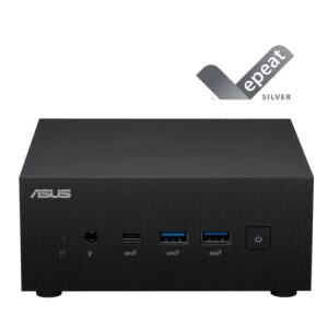 ASUS ExpertCenter PN64 Mini PC Barebone with Intel Core i7-12700H Mobile Processor, up to 64GB DDR5 RAM, Dual Storage Design, WiFi 6E, Bluetooth, USB-C with VESA Mount,Black