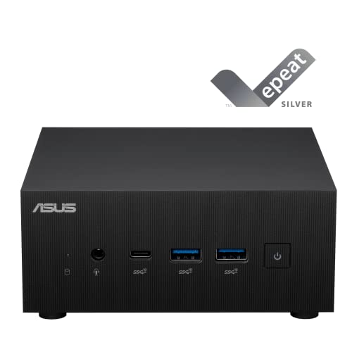 ASUS ExpertCenter PN64 Mini PC Barebone with Intel Core i7-12700H Mobile Processor, up to 64GB DDR5 RAM, Dual Storage Design, WiFi 6E, Bluetooth, USB-C with VESA Mount,Black