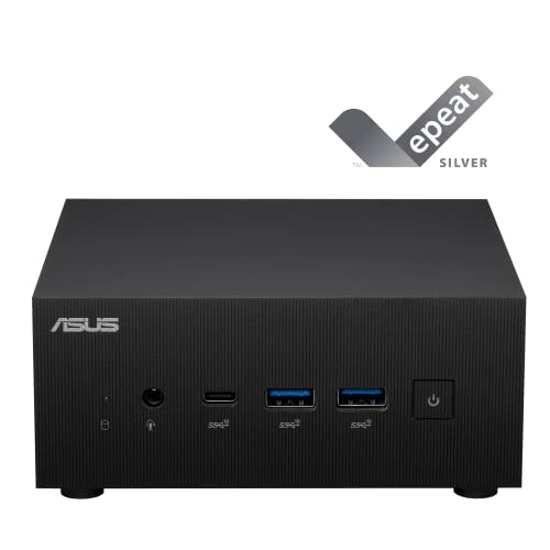 ASUS ExpertCenter PN64 Mini PC System with Intel Core i5-12500H, 8GB DDR5, M.2 PCIE G4 256GB SSD, WiFi 6E, Bluetooth, USB-C, Quad-Display, Windows 11 Pro